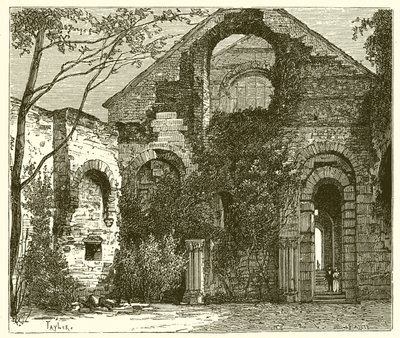 Ruinen des Palais des Thermes von French School