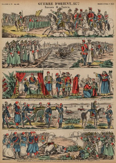 Russisch-Türkischer Krieg, 1877 von French School