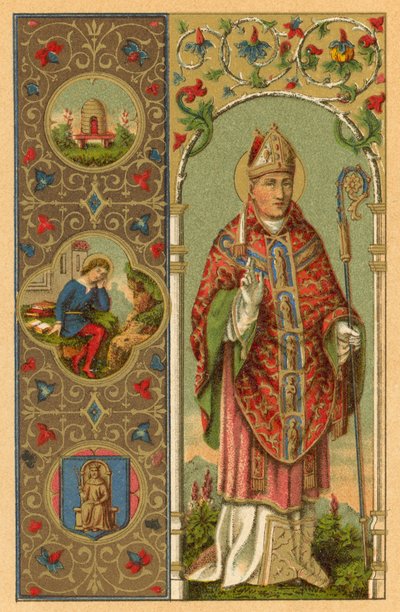 Heiliger Isidor, Erzbischof von Sevilla von French School