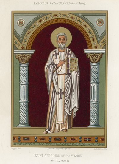 Der heilige Gregor von Nazianz von French School
