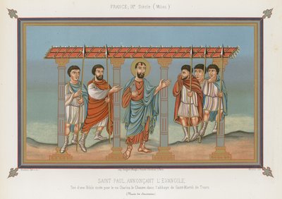 Sankt Paulus verkündet das Evangelium von French School