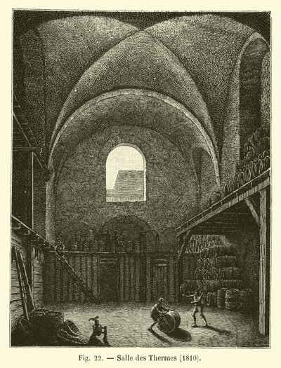Thermen-Saal, 1810 von French School