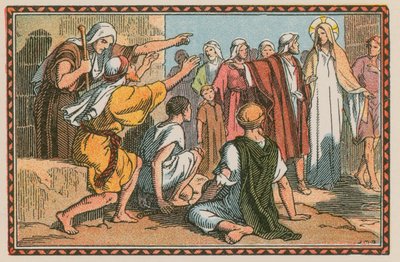 Szene aus dem Leben Jesu von French School