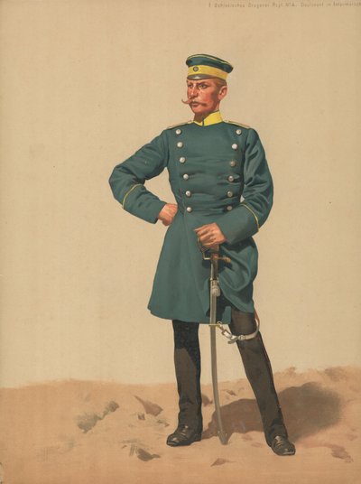 Schlesisches Dragonerregiment Nr. 4, Leutnant im Interimsrock von French School