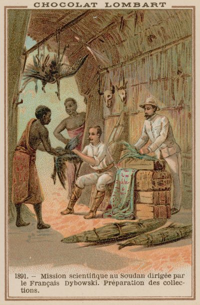 Wissenschaftliche Expedition in den Sudan unter der Leitung des französischen Agronomen Jean Dybowski, 1891 von French School