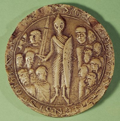 Siegel der Kommune von Soissons, 1228 von French School