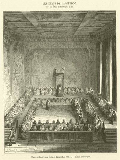 Ordentliche Sitzung der Generalstände von Languedoc von French School