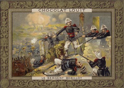 Sergeant Jules Bobillot, französischer Soldat, bei der Belagerung von Tuyen Quang, Tonkin, Chinesisch-Französischer Krieg, 1884-1885 von French School