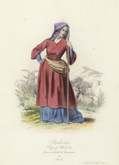 Hirtin, Herrschaft von Karl VIII. von Frankreich von French School