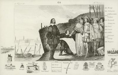 Belagerung von La Rochelle, Frankreich, 1627-1628 von French School