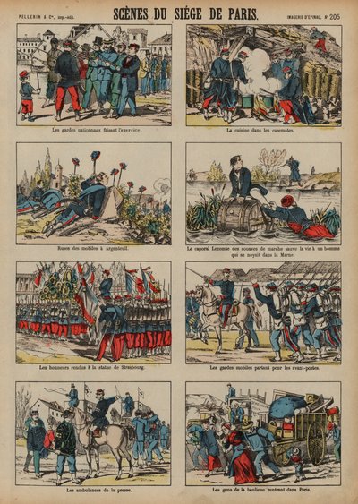 Belagerung von Paris durch die Preußen, Deutsch-Französischer Krieg von French School