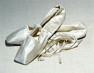 Signierte Ballettschuhe von Maria Taglioni (1804-84) von French School