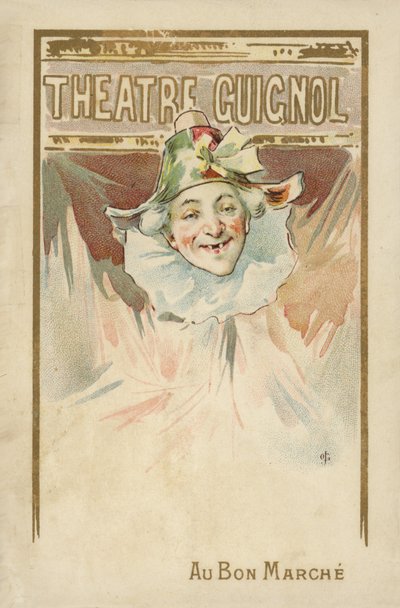 Lächelnder Clown von French School