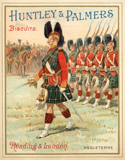 Soldaten eines Hochlandregiments bei der Parade von French School