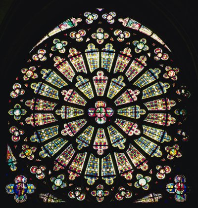 Südrosette, ca. 1320 von French School
