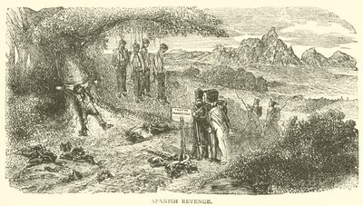 Spanische Rache (Gravur) von French School