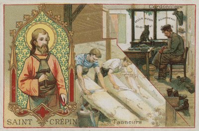 St. Crispin, Schuster und Gerber von French School