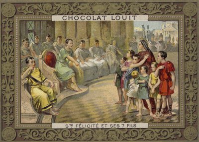 St. Felicitas von Rom und ihre sieben Söhne von French School