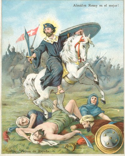 St. Jakobus der Ältere, Schutzpatron von Spanien von French School