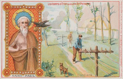St. Paulus und Seilmacher von French School