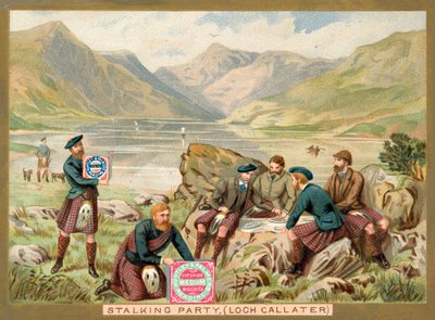 Pirschgesellschaft, Loch Callater, Schottland von French School