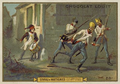 Sthrau in der Schlacht bei Wattignies, Französische Revolutionskriege, 17. Oktober 1793 von French School