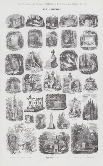 Religiöse Themen (Gravur) von French School