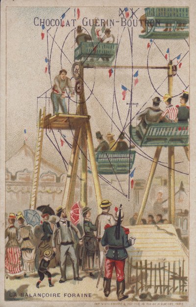Schaukel auf einem Jahrmarkt von French School