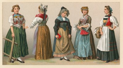 Schweizer Tracht von French School
