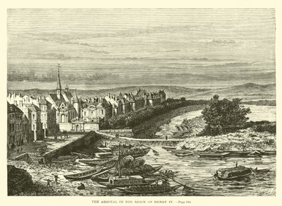 Das Arsenal zur Zeit Heinrichs IV. von French School