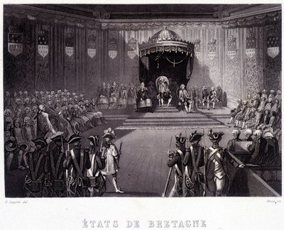 Die Versammlung der Generalstände der Bretagne und Vendée von French School