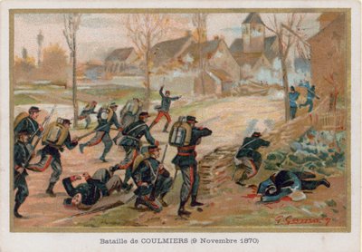Die Schlacht von Coulmiers von French School
