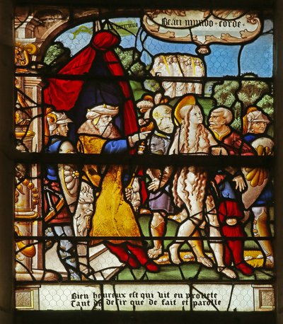 Die Seligpreisungen: Selig sind die reinen Herzens sind: Das Martyrium der hl. Agnes von French School