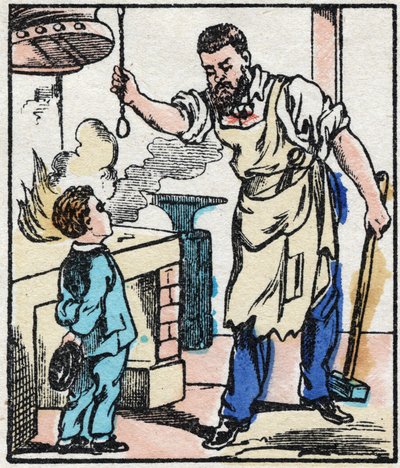 Der Schmied. (La chanson des metier) von French School