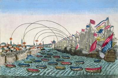 Die Eroberung von Havanna durch die Engländer im Jahr 1762 von French School