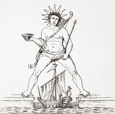Der Koloss von Rhodos, aus L