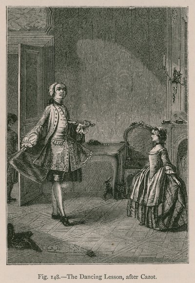 Die Tanzstunde (nach Cazot) von French School