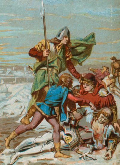Der Tod von Karl dem Kühnen, Herzog von Burgund von French School