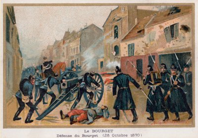Die Verteidigung von Le Bourget von French School