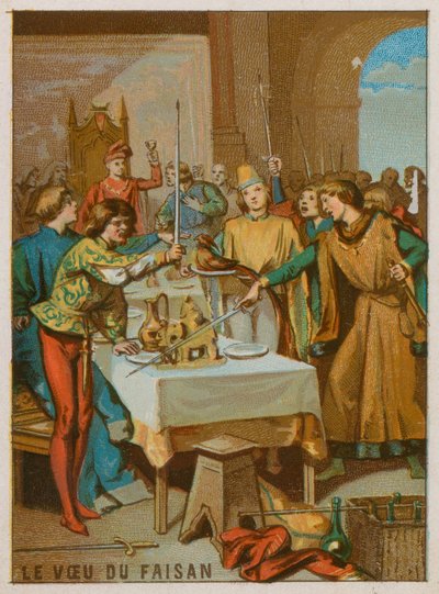Das Fest des Schwurs des Fasans von French School