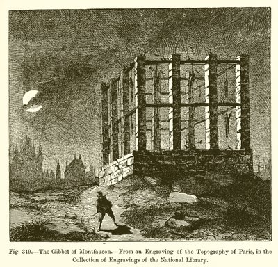 Der Galgen von Montfaucon von French School