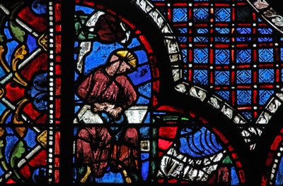 Das Fenster des barmherzigen Samariters: Die Stifter - Schuhmacher von French School