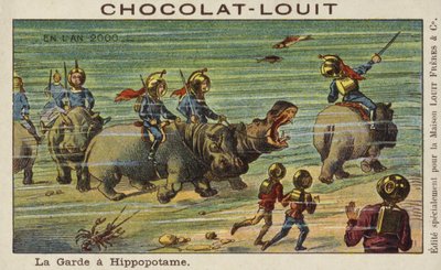 Die Nilpferdwache im Jahr 2000 von French School