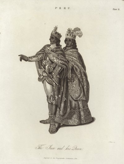 Der Inka und seine Königin von French School