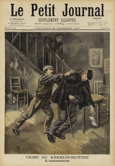 Der Mord von Kremlin-Bicêtre, Paris, 1897 von French School