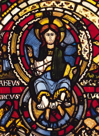 Das Jüngste Gericht, Detail von Christus von French School