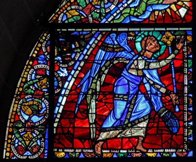 Das Leben Christi Fenster: Ein Engel von French School