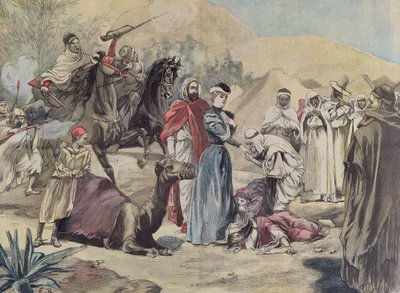 Die Heirat einer europäischen Frau mit einem arabischen Häuptling, aus Le Petit Journal, 1899 von French School