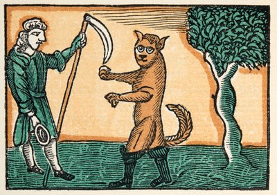 Der gestiefelte Kater aus Geschichten oder Märchen vergangener Zeiten erzählt von Mutter Gans, mit Moral, von M. Perrault, veröffentlicht 1925 von French School