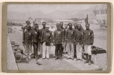 Die Mission Marchand, die Loango im Kongo verließ und Fachoda im Sudan erreichte, 1897-98 von French School